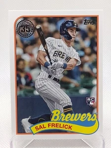 Sal Frelick RC Throwback 2024 Topps Series 1 #89B-9 Milwaukee Brewers Rookie  - Bild 1 von 2
