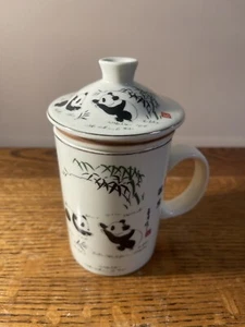 World Market Panda Yea Infuser Mug - Picture 1 of 11