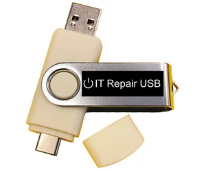 IT Repair USB App Set Antivirus Data Recovery Maintenance Password Reset Drivers - Picture 1 of 15
