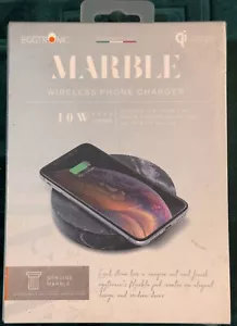 Stone Eggtronic Carga Inalámbrica para Smartphone, Negro Mármol #MPBK10! ¡NUEVO! - Imagen 1 de 2
