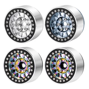Aluminum 1.9'' Alloy Beadlock Wheel Rim for 1/10 Axial SCX10 TRX4 RC Crawler Car - Picture 1 of 31