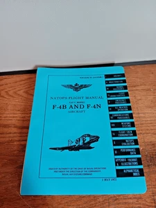 VINTAGE NATOPS FLUGHANDBUCH Marine Modell F-4B UND F-4N FLUGZEUG - Bild 1 von 12