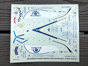 DECAL SHEET FOR REVELL'S FORSYTHE REYNARD #99 GREG MOORE CART MODEL KIT 85-7216 - Picture 1 of 4