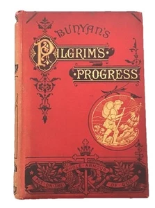 THE PILGRIMS PROGRESS. Bunyan. Antique Hardback Circa 1900 RARE COVER FREE POST - Imagen 1 de 11
