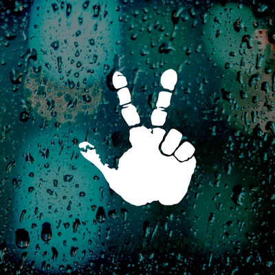 乙烯基贴花-手波和平(挑选尺寸和颜色)适合吉普汽车卡车贴纸 — 第 1/4 张图片