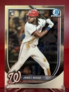 2025 Bowman Chrome James Wood #29 RC Washington Nationals - Foto 1 di 2