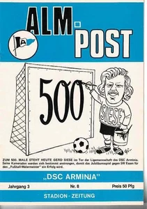 Cuaderno del Programa Fútbol 75/76 2. Liga Arminia Bielefeld - SW Essen Post - Imagen 1 de 1