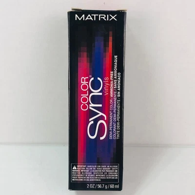 Color de cabello semipermanente Matrix COLOR SYNC VINYLS 2 OZ NUEVO SELLADO (Elige tono) Foto 1 de 2