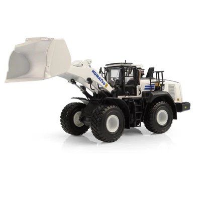 PALA GOMMATA KOMATSU WA475-10 WHITE VERSION 1:50 Universal Hobbies Mezzi Industr - Immagine 1 di 3