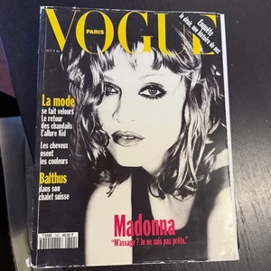 VOGUE Paris 740 October 1993 Madonna Issermann Aujerhmann Vadukul - Imagen 1 de 2