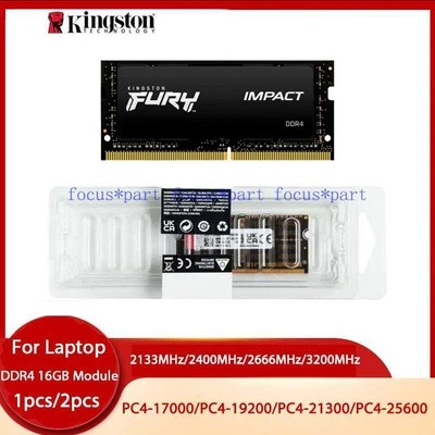 16 GB 32 GB = (2x16 GB) DDR4 2133 2400 2666 3200 Memoria SO-DIMM 260 pines PC Ram Foto 1 de 4