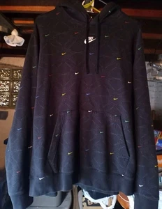 Nike All Over Print Pullover Hoodie Sweater Men's Size Xl - Picture 1 of 4