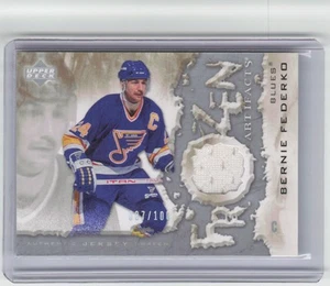 2007-08 Upper Deck Artifacts #FA-BF Bernie Federko Frozen Artifacts Silver /100 - Picture 1 of 2