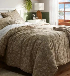 ⚡️UMBRAL Estampado Floral Trad Algodón Voile Edredón Elevado - King - Imagen 1 de 1
