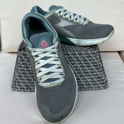 Reebok CrossFit Nano 9 Training Shoes in Silver and Teal Women’s Size 10 - Image 1 of 4