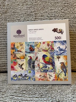 Wentworth wooden jigsaw puzzle, BIRDS BIRDS BIRDS by Nancy Smith - Image 1 of 3