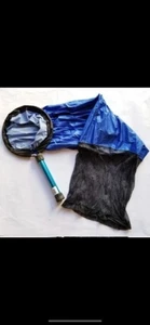 Koi Socken Netz mit Aluminium Griff Durchmesser blaue Farbe 12"D x 39"L Nylon hält Wasser - Bild 1 von 2