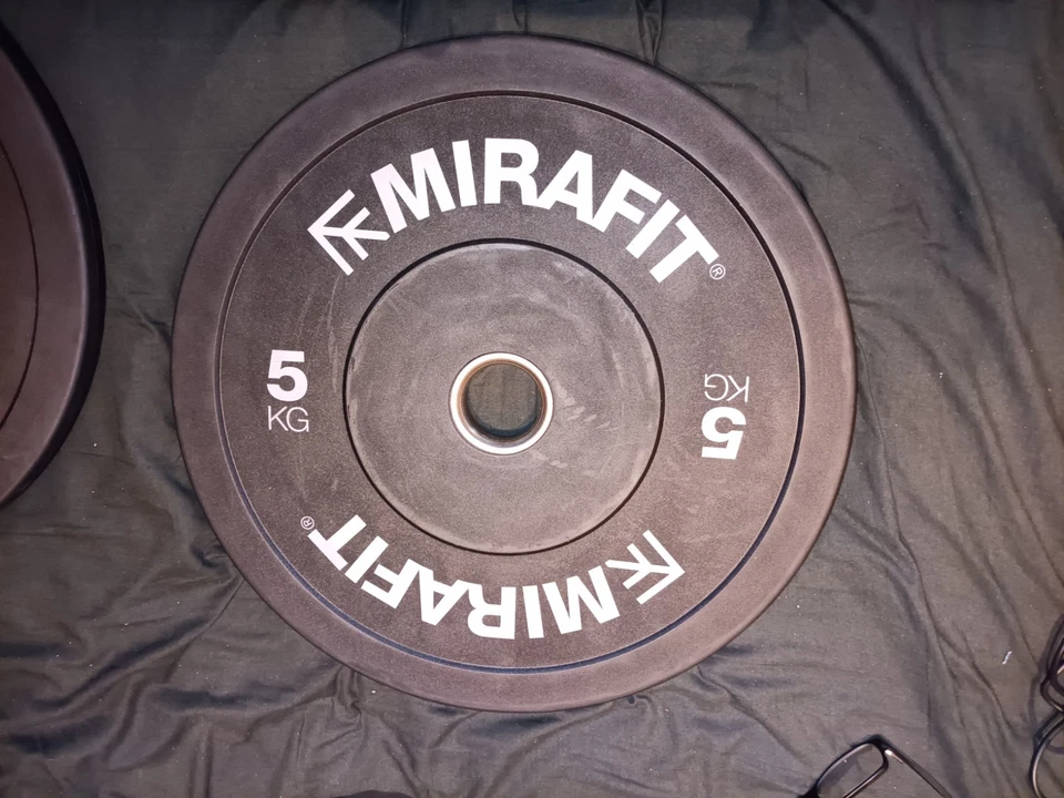 Mirafit Olympic Bumper Plate 5kg black - Image 1 of 1