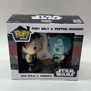 Funko POP Home STAR WARS HAN SOLO & GREEDO set di figure shaker sale e pepe CONFEZIONE - Foto 1 di 6