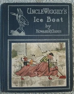 Uncle Wiggily's Ice Boat Hardcover Picture Book  Vintage 1929 by Howard Garis - Picture 1 of 11