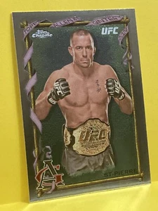 2024 Topps Chrome UFC - Georges St-Pierre Allen & Ginter #AAG-17 Hall of Fame - Picture 1 of 2