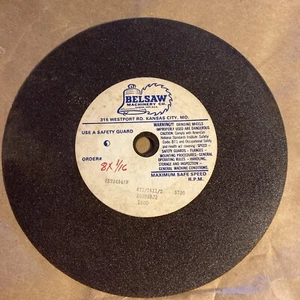 Belsaw Grinding Wheel  8 x 1/16 X 1/2 5730/A60R6B32/1400/8R734946N - Picture 1 of 3