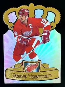 Steve Yzerman 1997-98 Pacific Gold Crown Die Cut Red Wings - Picture 1 of 2