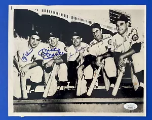 NY Yankees mehrfach signiertes 8x10 Foto 5 Autos Mickey Mantle Yogi signiert JSA YY80831 - Bild 1 von 6