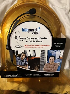 Auriculares con cancelación de ruido BlueParrott CP110 para teléfonos celulares NOS Foto 1 de 4