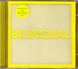 PET SHOP BOYS Bilingual CD European ed. w/ Silkscreened Jewel Case, Hype Sticker - Picture 1 of 1