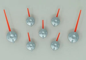 Speedo Gauge Cluster Needle Set GM 98-02 s10 Sonoma Blazer Satin Red Pointer Set - Picture 1 of 10