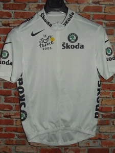 BIANCA TOUR NIKE MAGLIA BICI CICLISMO SHIRT MAILLOT CYCLISM tg. L - Imagen 1 de 2