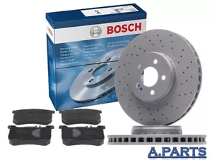 BOSCH BREMSENSATZ GELOCHT 342mm VORNE MERCEDES - BENZ S KLASSE W222 V222 X222 - Picture 1 of 3
