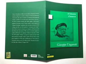 2020 Folder 50° Scomparsa Giuseppe Ungaretti - M'illumino d'immenso LE 2500 - Picture 1 of 4