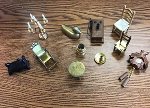 Assorted Doll Furniture And Accessories - Picture 1 of 3