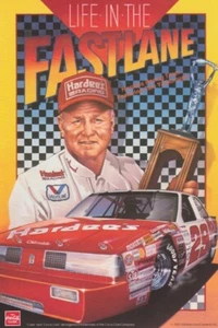1987 Cale Yarborough Hardee's Oldsmobile Delta 88 NASCAR Winston Cup Postkarte - Bild 1 von 2