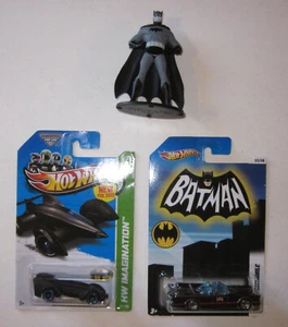 Figura de 2 Hot Wheels Batmóvil + Batman - Imagen 1 de 4