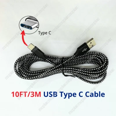 10FT USB C Type C Fast Charger Cable For Samsung Android iPhone 15 Charging Cord - Image 1 of 4