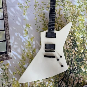 Limited time offer white ESP Electric Guitar 6 String Solid Mahogany Body - Picture 1 of 15