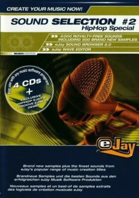 EJAY - Sound Selection 2 - HIP HOP Special - Music Wave Samples - 4CD's NEW - Image 1 of 2