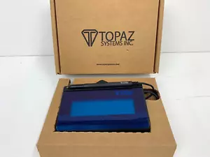 Topaz SignatureGem LCD 1x5 T-L462-B-R Signature Terminal Serie RS-232 y Stylus - Imagen 1 de 7