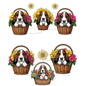 Basset Hound Welpen Kartenherstellung Junk Journal Sammelalbum Zubehör Collage Posten - Bild 1 von 1