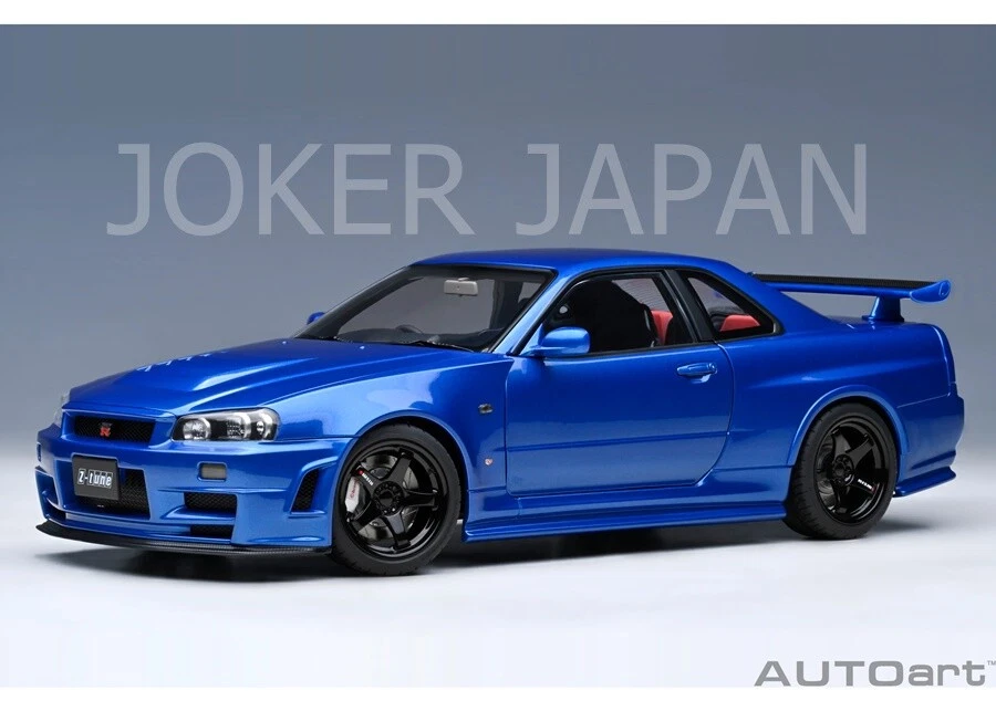 AUTOart 77462 1/18 Nissan Skyline NISMO R34 GT-R Z-Tune Bayside Blue
