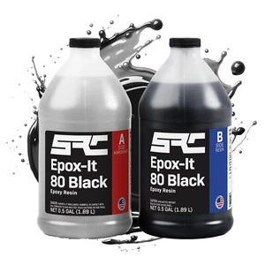 SPRESIN Black Epoxidharz 1 Gal Hochglanz Reinschwarz Harz, kein Epoxidfarbstoff nötig - Bild 1 von 1