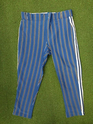 Pantalones de béisbol Athletix vintage de los años 90 blancos con rayas rojas/reales - hechos en EE. UU. Foto 1 de 4
