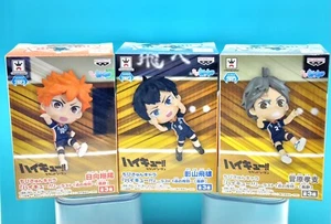 NEW Chibi Kyun Chara Haikyu!! Lot Koushi Sugawara, Shoyo Hinata, Tobio Kageyama - Picture 1 of 5