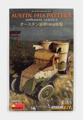 1:35 Miniart Austin Pattern Military Tank Japanese Service 1918 Kit MA39019 Mode - Immagine 1 di 2