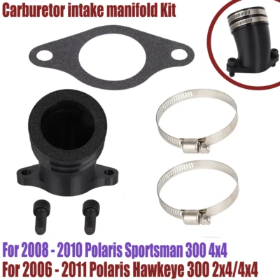 For 06-11 Polaris Hawkeye Sportsman 300 Intake Boot Carburetor Manifold 3089806 - Image 1 of 4