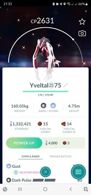 Pokémon Shiny Yveltal GO - Image 1 of 2