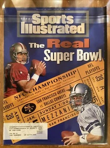 Sports Illustrated Football 1995 NFC Championship Aikman vs Young Super Bowl Vtg - Picture 1 of 3